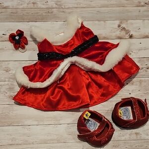 Build-a-Bear Red Christmas Outfit